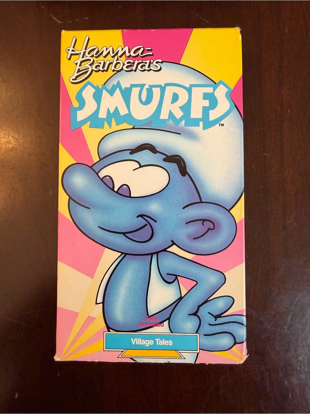 Vintage 1987/1988 Hanna-Barbera The Smurfs: Village Tales VHS tape